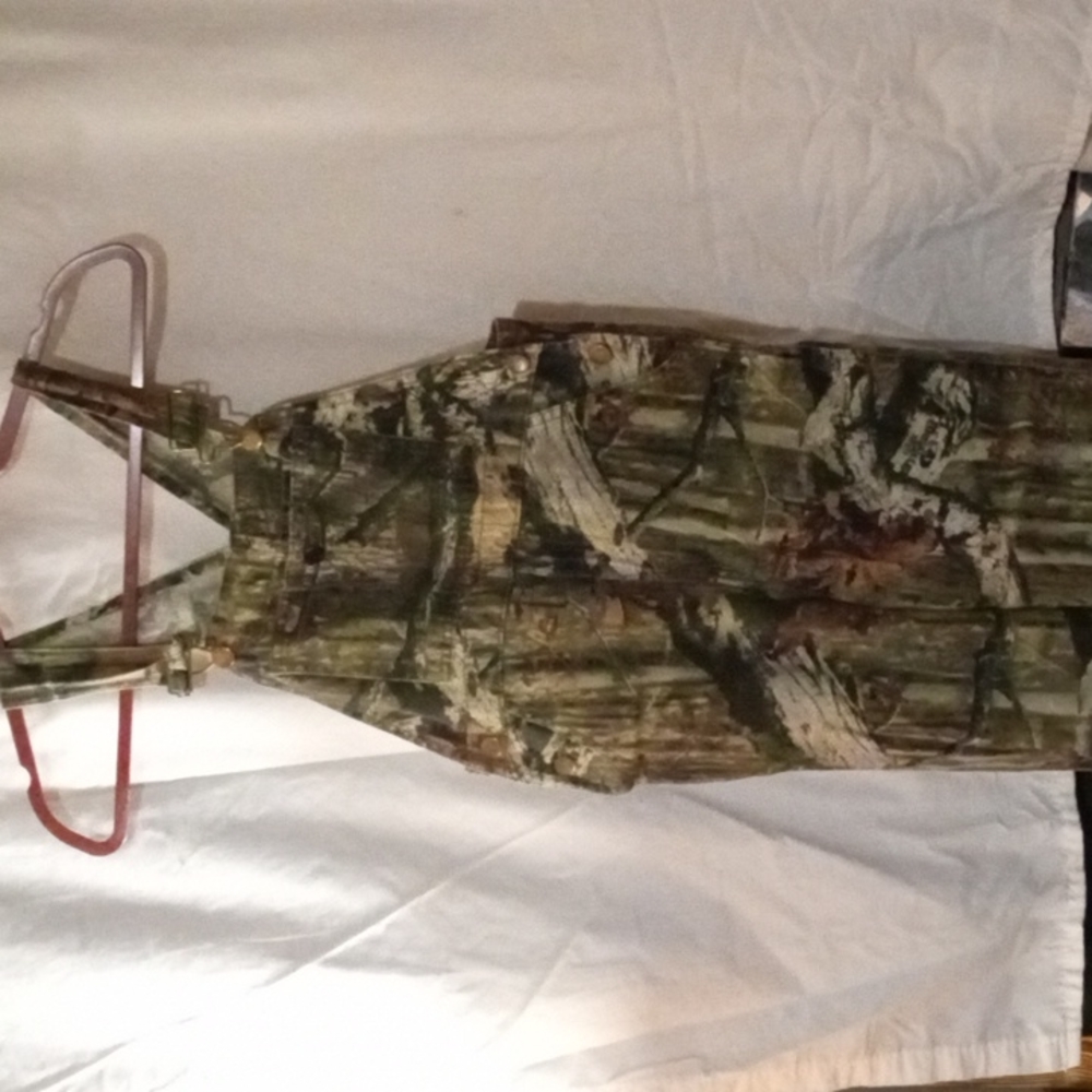 Boys camo overalls